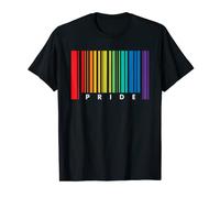 Codice a barre Gay Pride LGBT T shirt Lesbiche Bisessuale Bandiera Regali Maglietta