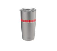 Codice a barre "Mi dispiace di essere esaurito" Cool Funny semplice Bicchiere termico in acciaio inox doppia parete