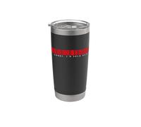 Codice a barre "Mi dispiace di essere esaurito" Cool Funny semplice Bicchiere termico in acciaio inox doppia parete