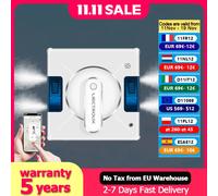 (Codice:AEEU55) Robot Lavavetri Liectroux YW509, Spruzzo d'Acqua a 4 Vie, Robot Pulisci Finestre per Pavimenti in Vetro,Memoria Intelligente, Potente Aspirazione a Vuoto, Sensore Laser, Robot per la