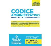 Codice amministrativo annotato con la giurisprudenza per l'esame di avvocato 2025-2026