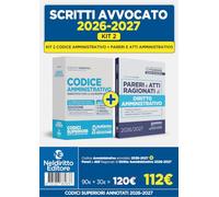 Codice amministrativo annotato+Pareri di Amministrativo 2026- 2027