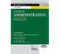 Codice amministrativo Minor - 2025 - Edizioni Giuridiche Simone