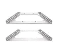Codice Angolare Fisso Multifunzionale Da 2 Pezzi, Elementi Di Fissaggio For Staffe Grandi, Utilizzato For Tavoli, Armadi, Scaffali, Accessori Hardware Rinforzo For Mobili