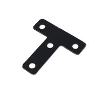 Codice angolare nero T da 20 pezzi, adatto for giuntare vari utensili, accessori hardware resistenti all'usura con viti Per Mensole In Legno(50mm)