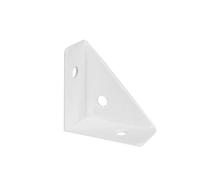 Codice angolo staffa 4/8/12/16Pc Triangolo ad retto, mobili fissi, utilizzato for supporto e rinforzo di armadietti letti(White 4pcs)