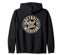 Codice Area 313 | What Up Doe Vintage Detroit Michigan Felpa con Cappuccio