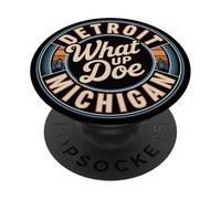 Codice Area 313 | What Up Doe Vintage Detroit Michigan PopSockets PopGrip Adesivo