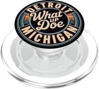 Codice Area 313 | What Up Doe Vintage Detroit Michigan PopSockets PopGrip per MagSafe