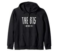 Codice Area 615 Nashville Tennessee TN Antioch Felpa con Cappuccio