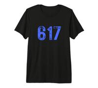 Codice Area 617 per Boston Massachusetts MA 617 Maglietta Premium