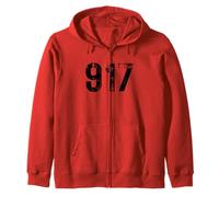 Codice area 917 per New York City Brooklyn Queens Bronx 917 Felpa con Cappuccio