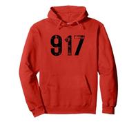 Codice area 917 per New York City Brooklyn Queens Bronx 917 Felpa con Cappuccio