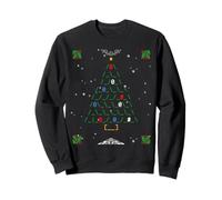 Codice Binario Albero di Natale Programmatore Coder Tech Holiday Felpa