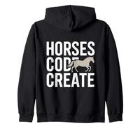 Codice Cavalli Crea Un Amante del Programmatore equestre Felpa con Cappuccio