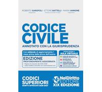 Codice Civile annotato con la giurisprudenza per l'esame di avvocato 2026-2027. Nuova ediz.