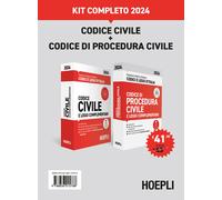 Codice civile+Codice di procedura civile. Kit completo 2024 - 202