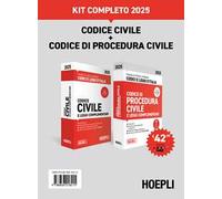 Codice civile e Codice di procedura civile 2025. Kit completo