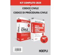 CODICE CIVILE E CODICE DI PROCEDURA CIVILE 2025. KIT COMPLETO - FRANCHI LUIGI,