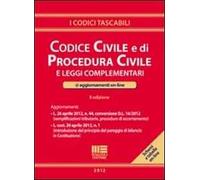 Codice civile e di procedura civile e leggi complementari