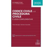 Codice civile e di procedura civile e leggi complementari 2026 -
