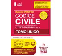 Codice civile e di procedura civile e leggi complementari 2026 no