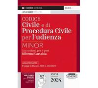 Codice civile e di procedura civile per l'udienza. Ediz. minor. Con QR-Code