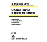 Codice civile e leggi collegate 2025-De Nova, Giorgio-Copertina flessibile
