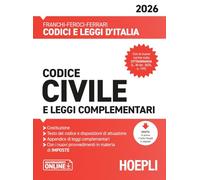 codice civile e leggi complementari 2026 Franchi 8836021832
