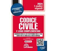 Codice civile e leggi complementari. Aggiornato con il D. L.vo 13 settembre 2024, n. 136, correttivo al codice della crisi d'impresa. Con app Tribunacodici
