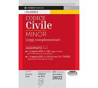 Codice civile e leggi complementari. Ediz. minor