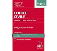 Codice civile e leggi complementari pocket 2026. Con aggiornamento codice online