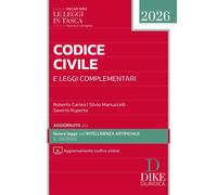 Codice civile e leggi complementari pocket 2026. Con aggiornamento codice online