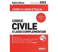 Codice civile e leggi complementari. Settembre 2022. Editio minor. Con espansione online