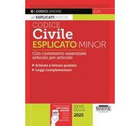 Codice civile esplicato. Ediz. minor. Con commento essenziale articolo per articolo. Schemi a lettura guidata. Leggi complementari. Con espansione online