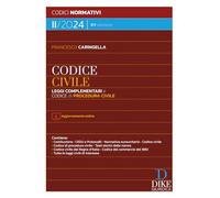 Codice civile. Leggi complementari e codice di procedura civile II/2024. Con aggiornamento online