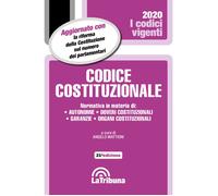 Codice costituzionale - 2020 - La Tribuna (I codici vigenti)