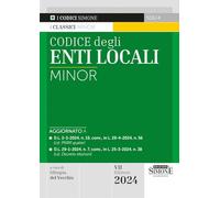 CODICE DEGLI ENTI LOCALI. EDIZ. MINOR - DEL VECCHIO O. (Curatore) - Edizioni