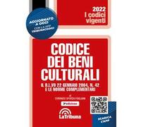 Codice dei beni culturali. Il D.L.vo 22 gennaio 2004, n. 42 e le norme complementari. Con app Tribunacodici