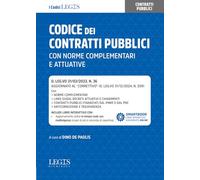 CODICE DEI CONTRATTI PUBBLICI CON NORME COMPLEMENTARI E ATTUATIVE