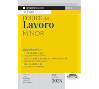 CODICE DEL LAVORO - MINOR - BUFFOLANO C. (Curatore), DEL GIUDICE F. (Curatore)