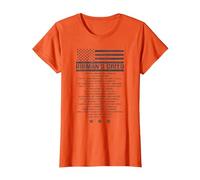 Codice dell'aeronautica Militare Ethos di US Airman's Creed Maglietta, Donna, Arancio, L