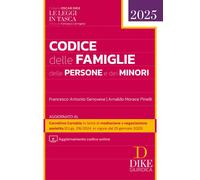 Codice delle famiglie delle persone e dei minori - 2025 - Dike Gi