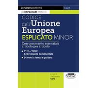 Codice dell'Unione Europea esplicato Minor. Con commento essenziale articolo per articolo