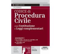 Codice di procedura civile con Costituzione e leggi complementari. Con la nuova APP CODICI SIMONE per un codice sempre aggiornato