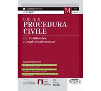 Codice di procedura civile con Costituzione e leggi complementari. Nuova ediz. Con app Codici Simone