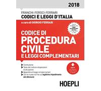 Codice di procedura civile e leggi complementari 2018