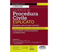 Codice di procedura civile esplicato. Spiegato articolo per articolo. Con ...