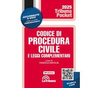 CODICE DI PROCEDURA CIVILE. POCKET 2025 - BARTOLINI FRANCESCO (Curatore) - La