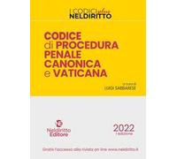 Codice di procedura penale canonica e vaticana